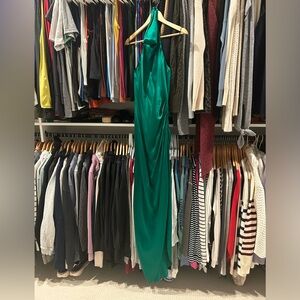 Amanda Uprichard Samba dress emerald